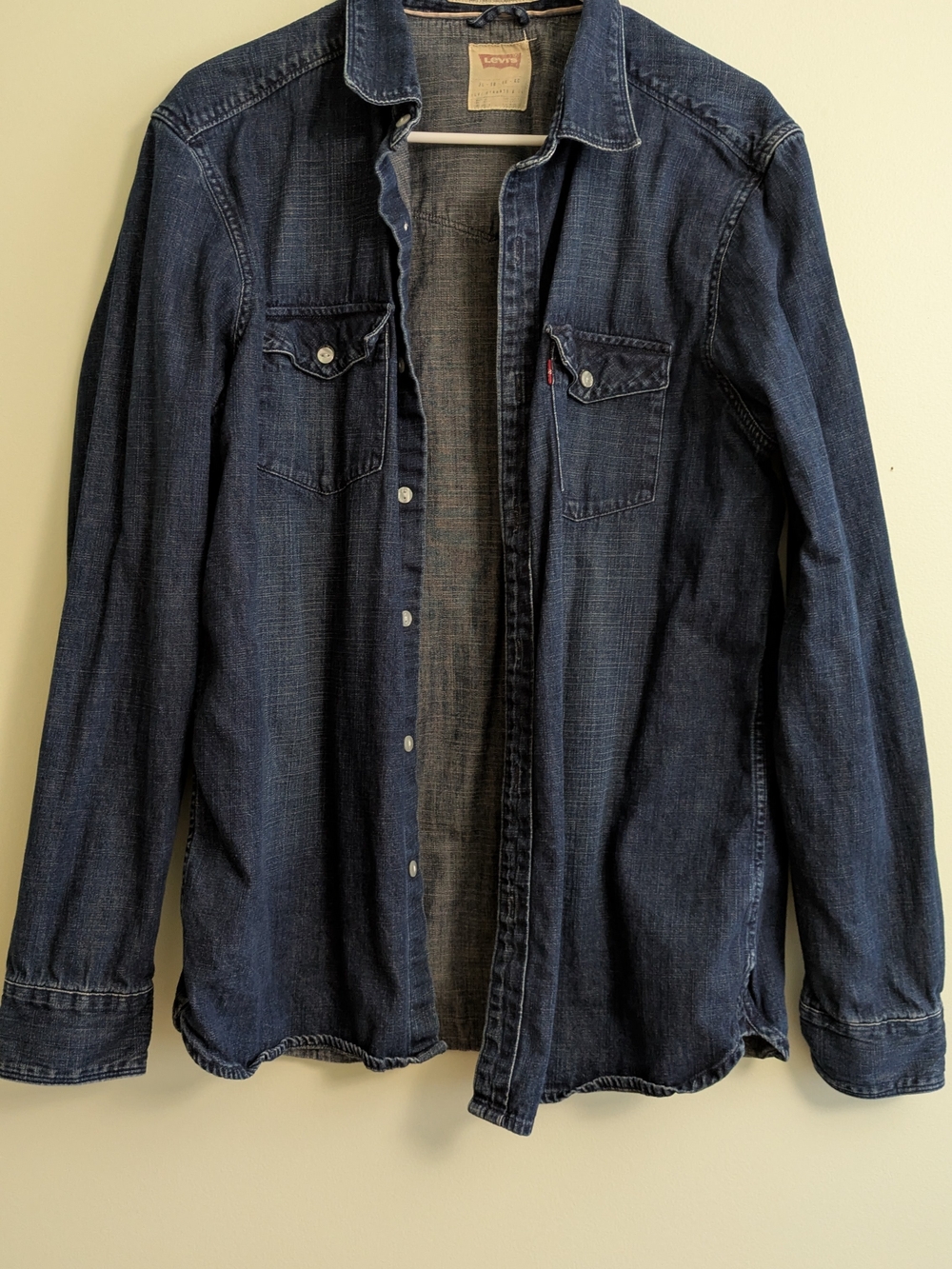 Levi's Dark Indigo Denim Shirt Jacket